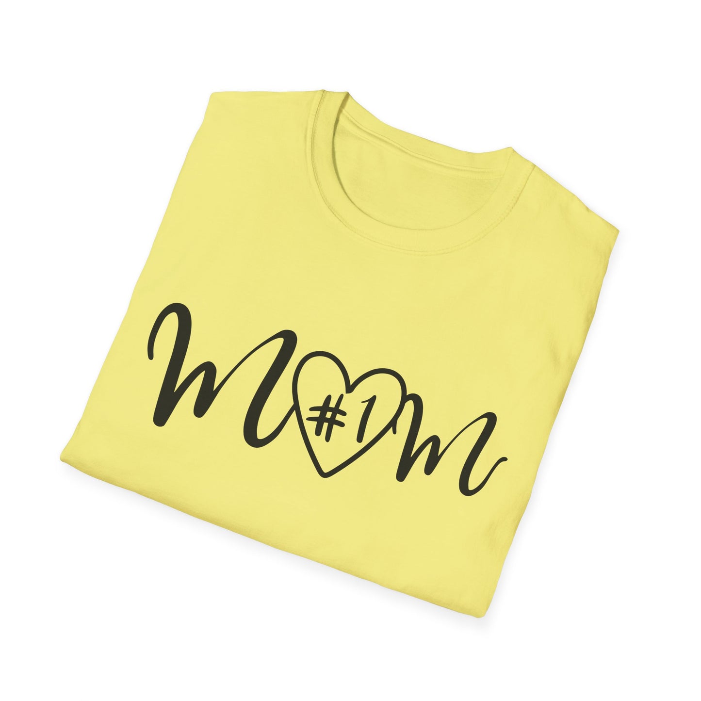 #1 Mom T-Shirt Printify T-Shirt Rhythm & Drip Apparel