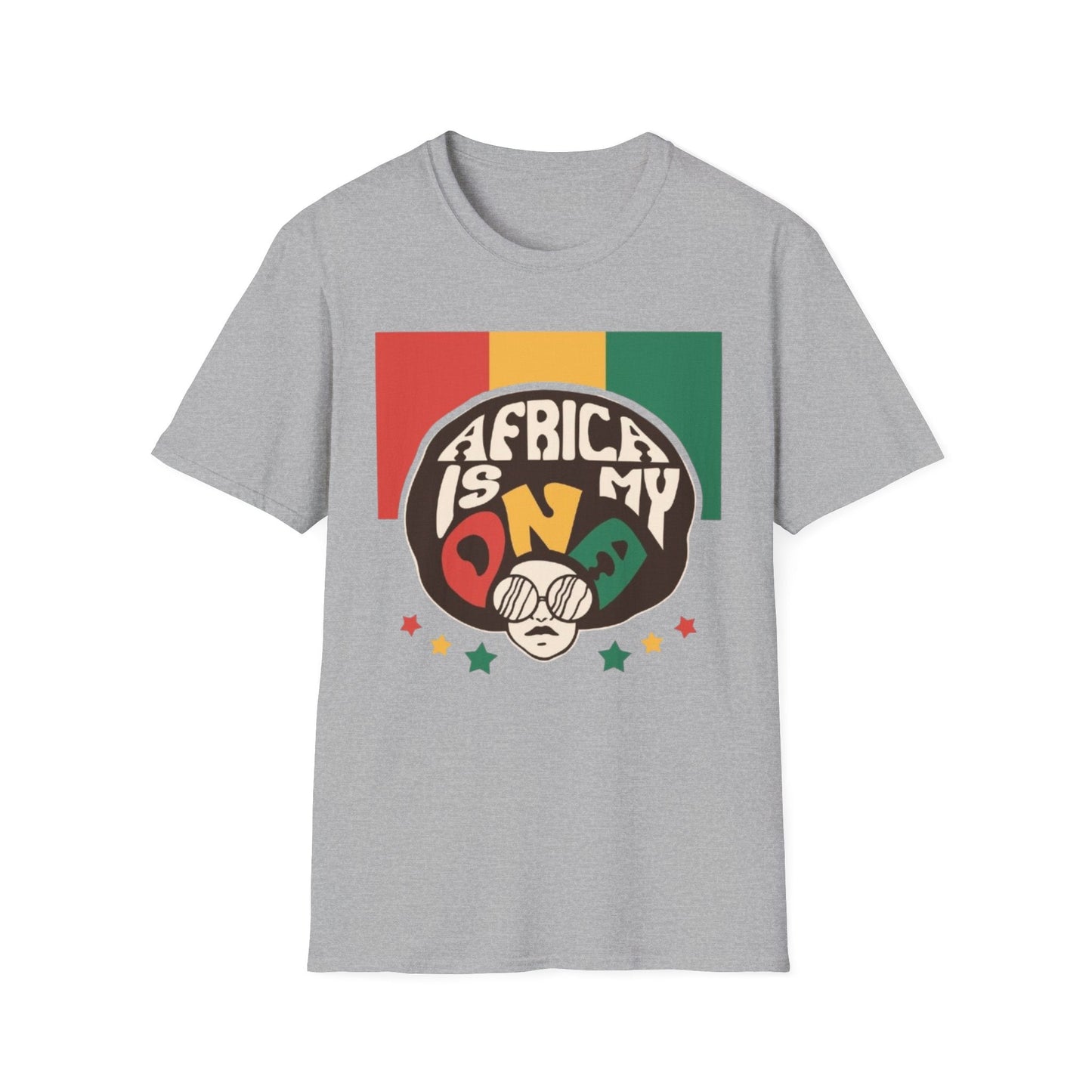 Africa Is My DNA T-Shirt Sport Grey Printify T-Shirt Rhythm & Drip Apparel