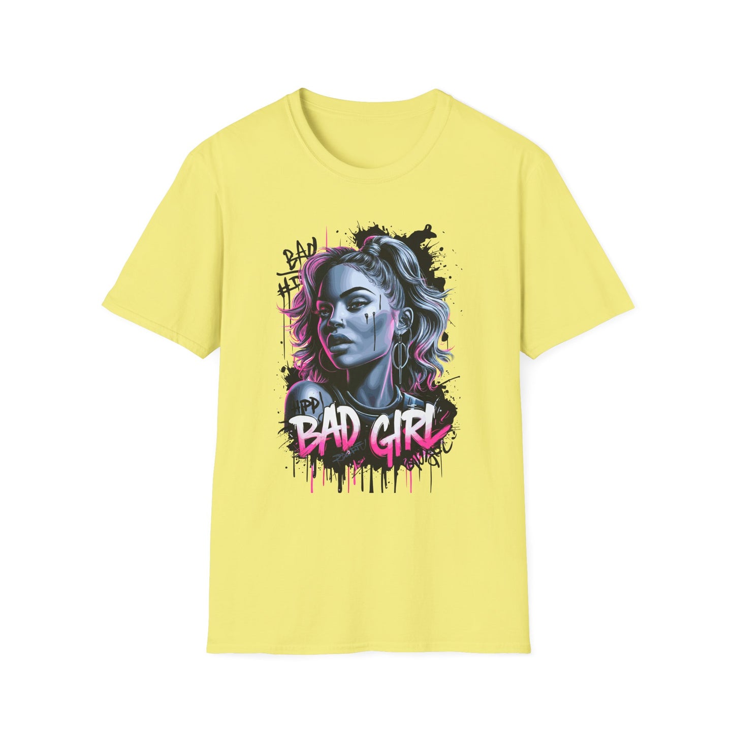 Bad Girl Graphic T-Shirt Cornsilk Printify T-Shirt Rhythm & Drip Apparel