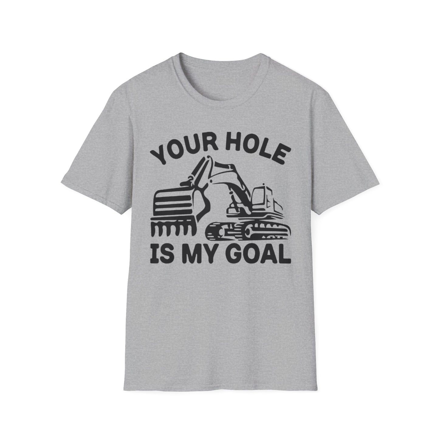 Your Hole Is My Goal T-Shirt Sport Grey Printify T-Shirt Rhythm & Drip Apparel