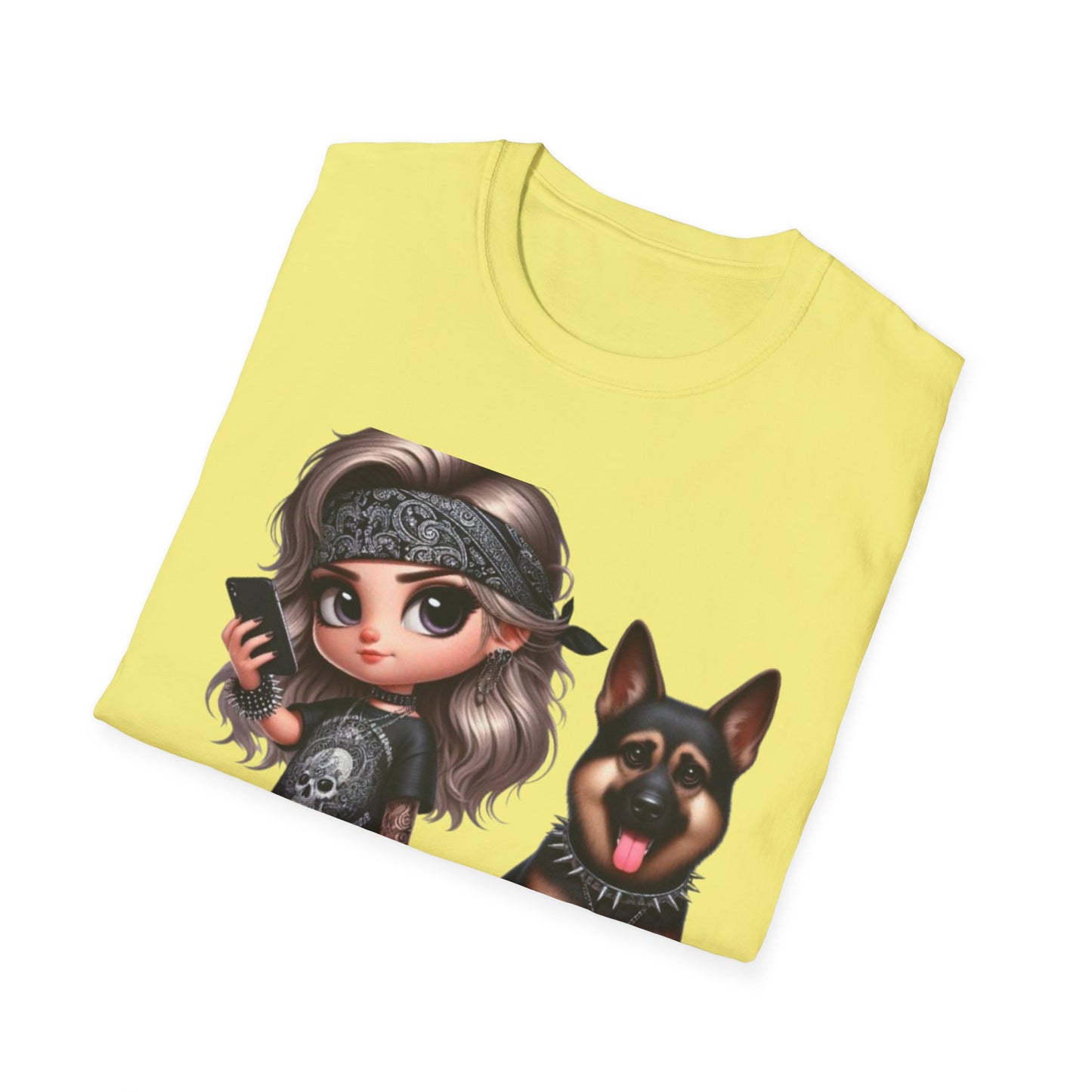 A Girl And Her Dog 1 T-Shirt Printify T-Shirt Rhythm & Drip Apparel
