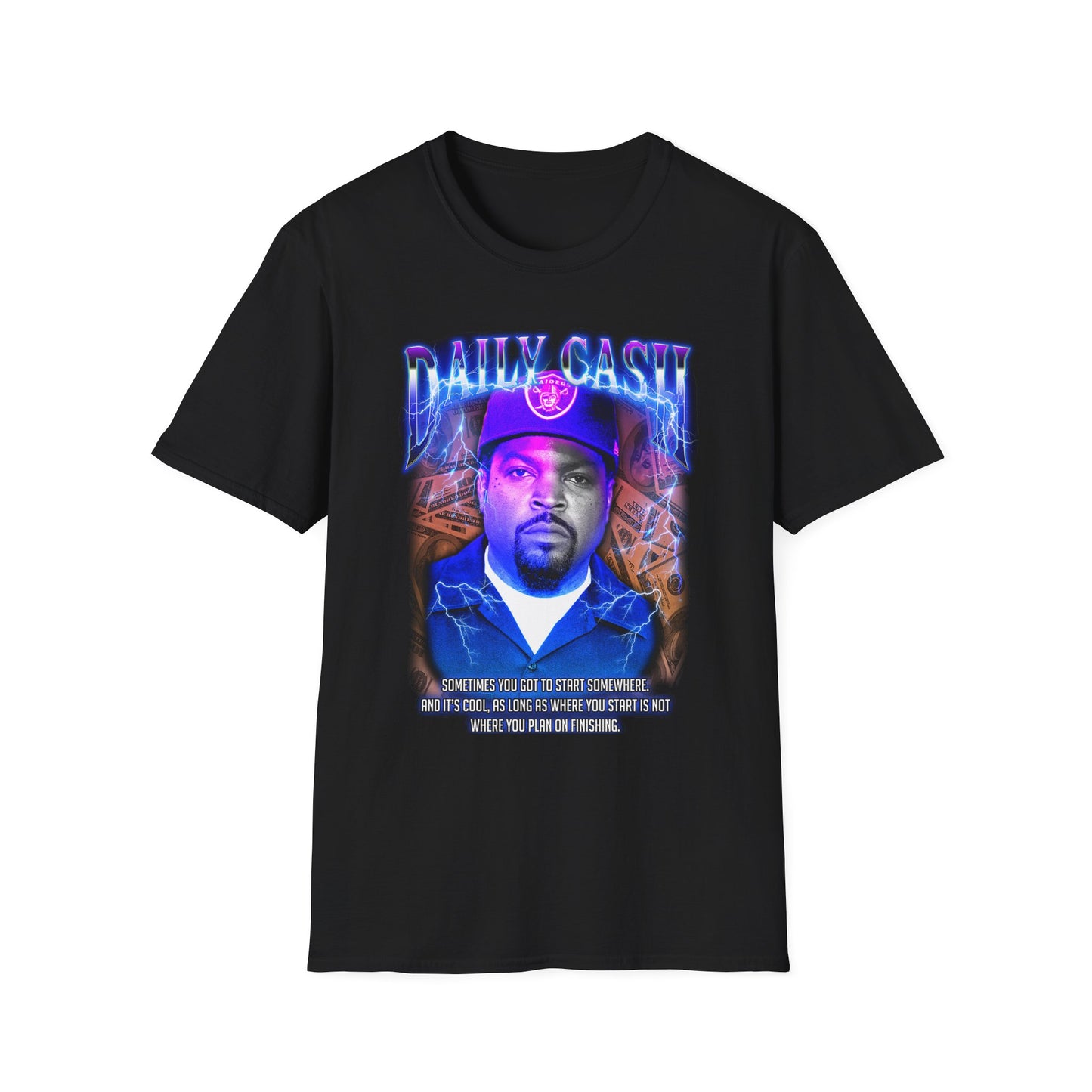 Ice Cube T-Shirt Black Printify T-Shirt Rhythm & Drip Apparel
