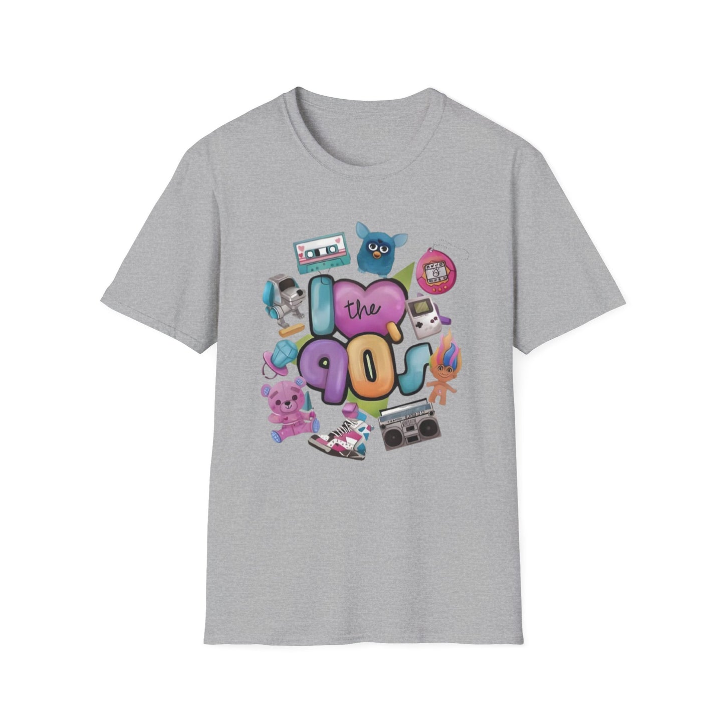 90s I Love the 90s Graphic Tee Sport Grey Printify T-Shirt Rhythm & Drip Apparel