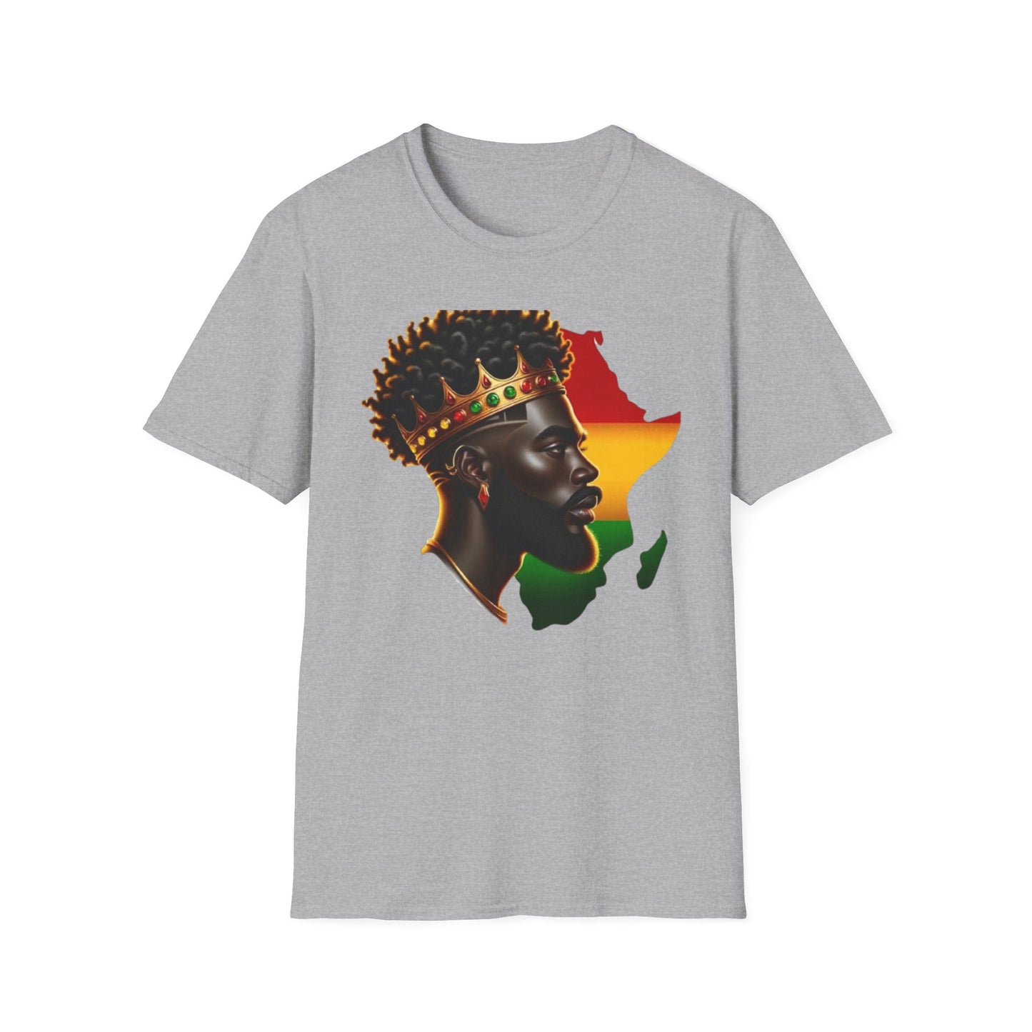 African Heritage Shirt Sport Grey Printify T-Shirt Rhythm & Drip Apparel