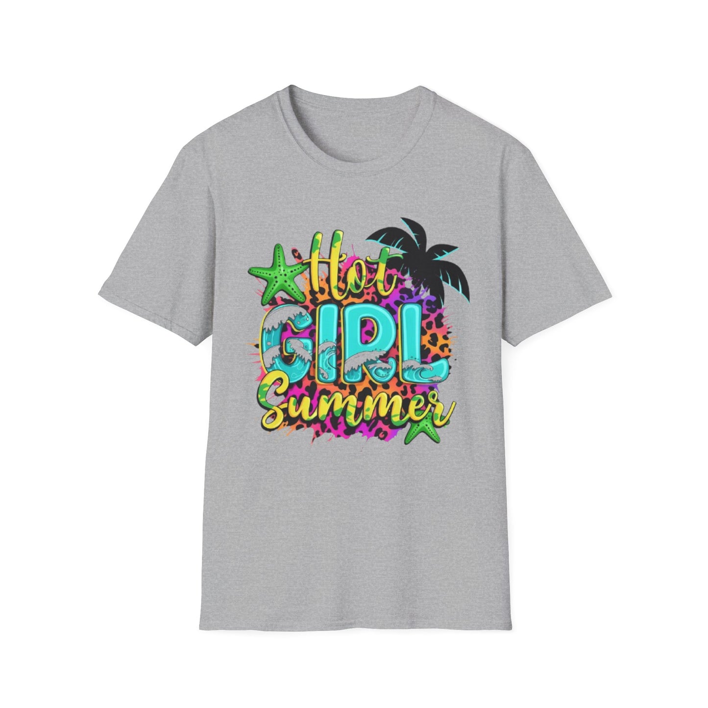 Summer- Hot Girl Summer T-Shirt Sport Grey Printify T-Shirt Rhythm & Drip Apparel