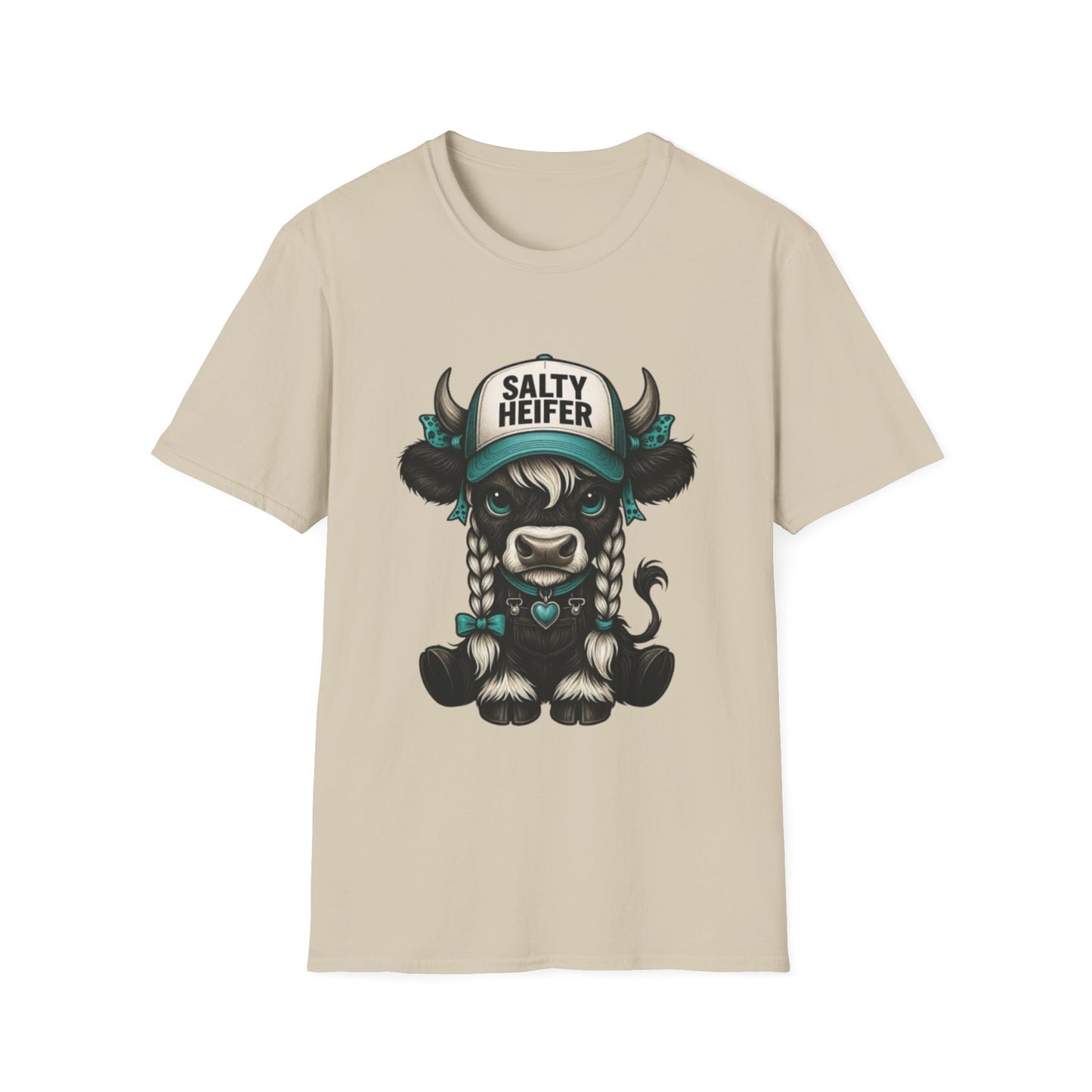 Salty Heifer T-Shirt Sand Printify T-Shirt Rhythm & Drip Apparel