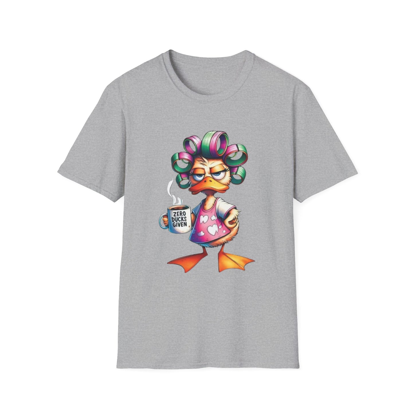 Zero Ducks Given T-Shirt Sport Grey Printify T-Shirt Rhythm & Drip Apparel