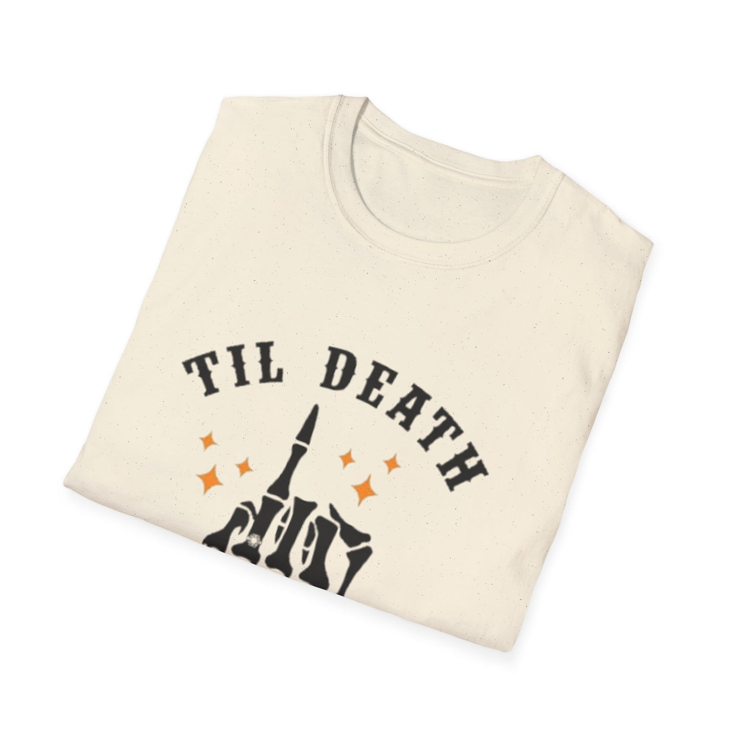 Till Death Do Us Part Unisex Softstyle T-Shirt - Fun Gothic Graphic Tee
