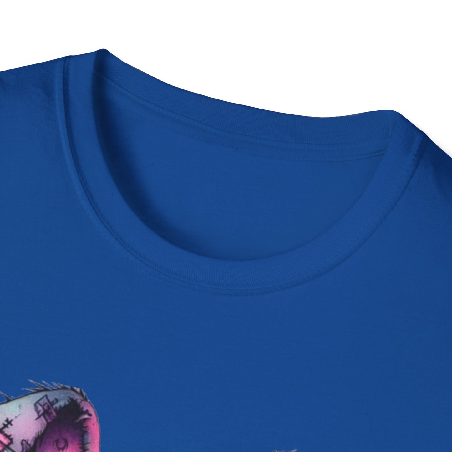 Playful Bunny Graphic T-Shirt - Softstyle Unisex Tee for Cute & Unique Casual Wear