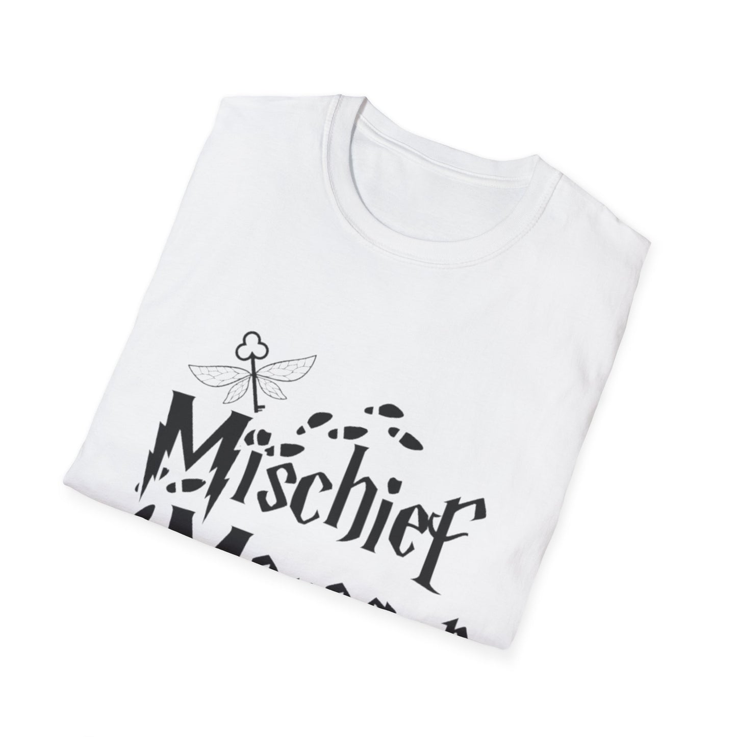 Mischief Manager Unisex Softstyle T-Shirt - Playful and Trendy Statement Tee