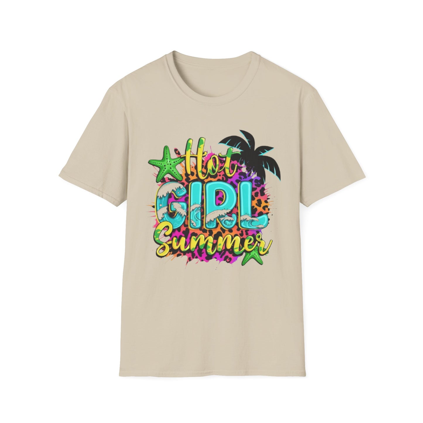 Summer- Hot Girl Summer T-Shirt Sand Printify T-Shirt Rhythm & Drip Apparel
