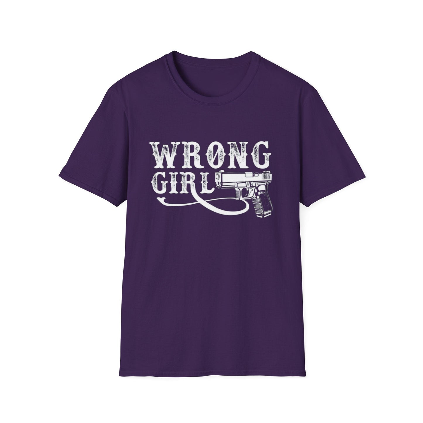 Wrong Girl Graphic T-Shirt Purple Printify T-Shirt Rhythm & Drip Apparel