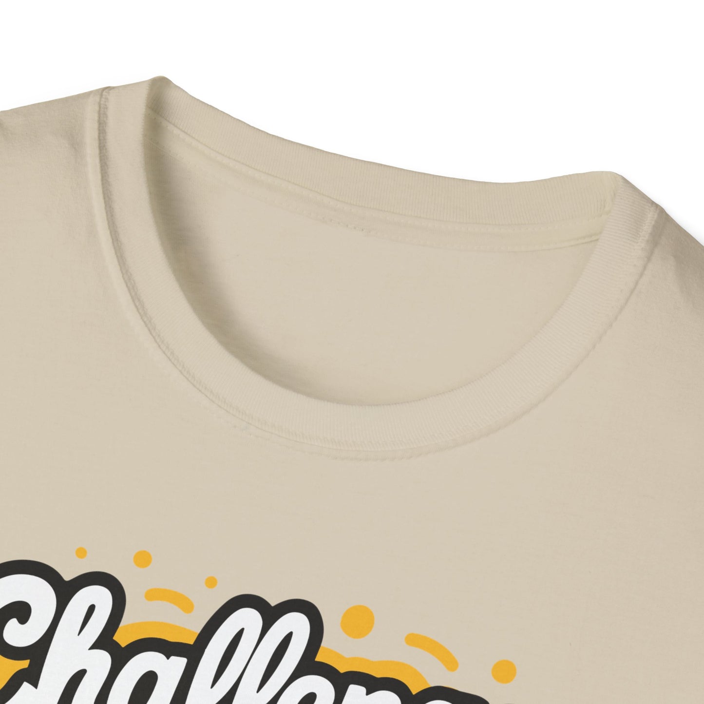 Inspirational Unisex Softstyle T-Shirt - 'Challenge Yourself Every Day, Face Your Fears'
