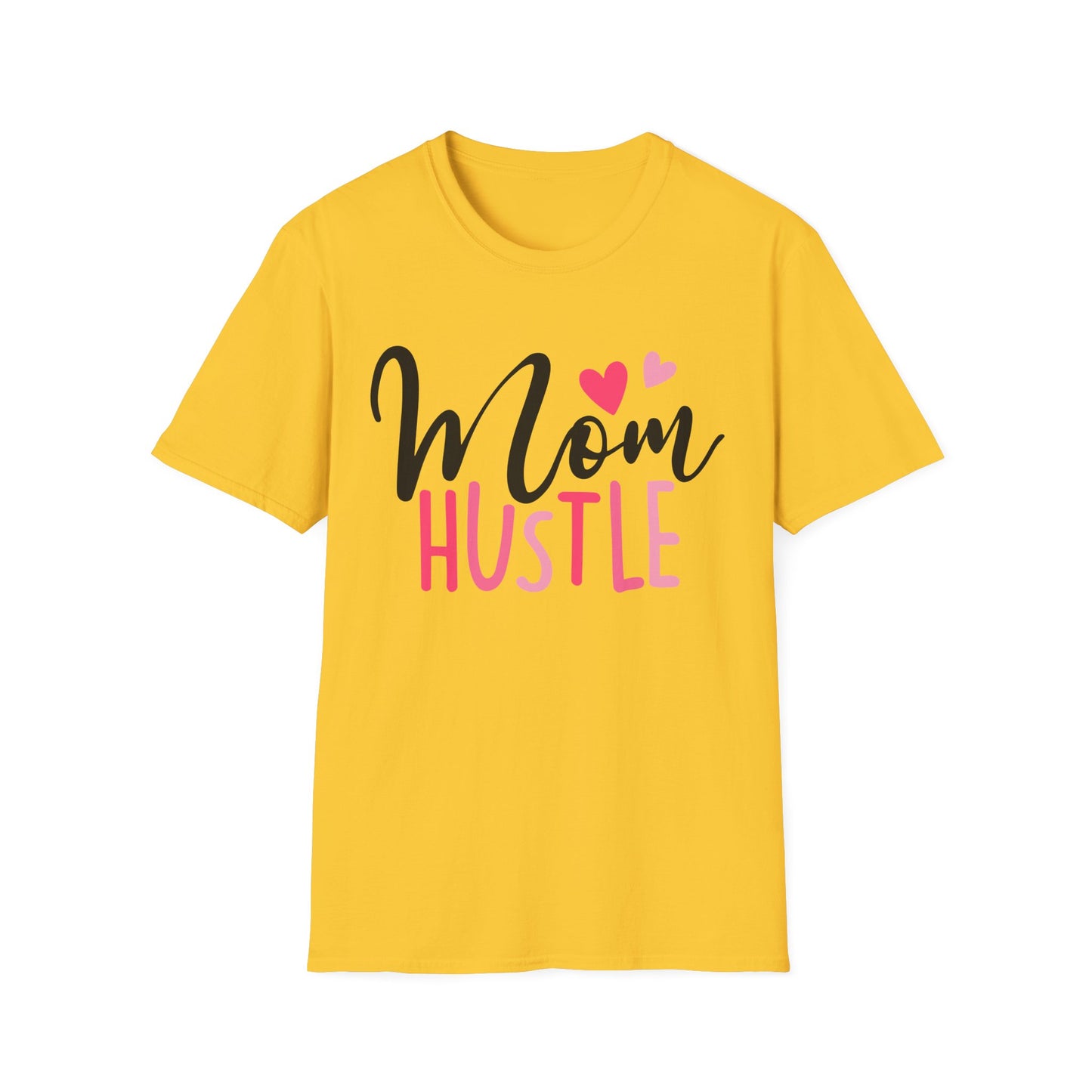 Mom Hustle Unisex Softstyle T-Shirt - Perfect Gift for Mompreneurs