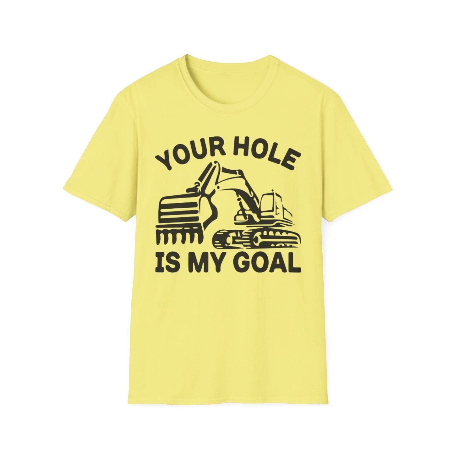 Your Hole Is My Goal T-Shirt Cornsilk Printify T-Shirt Rhythm & Drip Apparel
