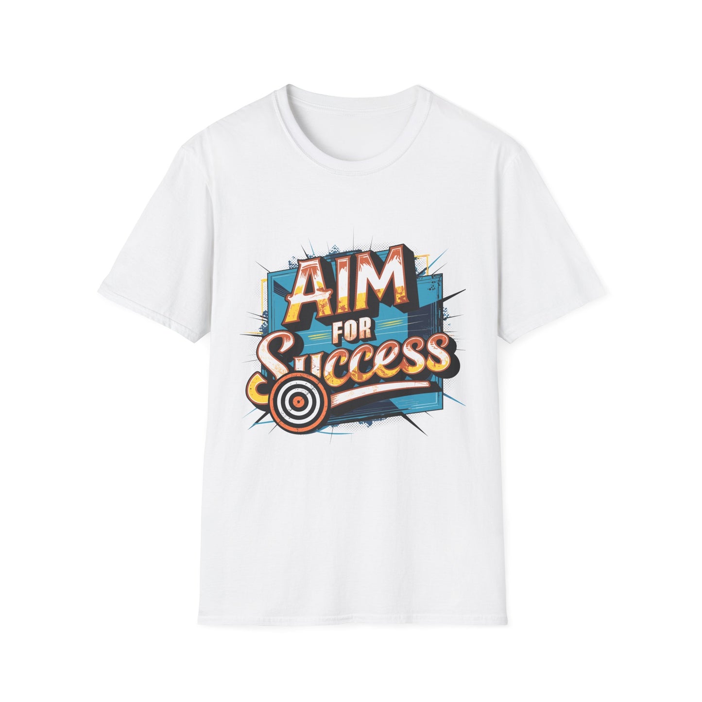 Aim for Success T-Shirt White Printify T-Shirt Rhythm & Drip Apparel