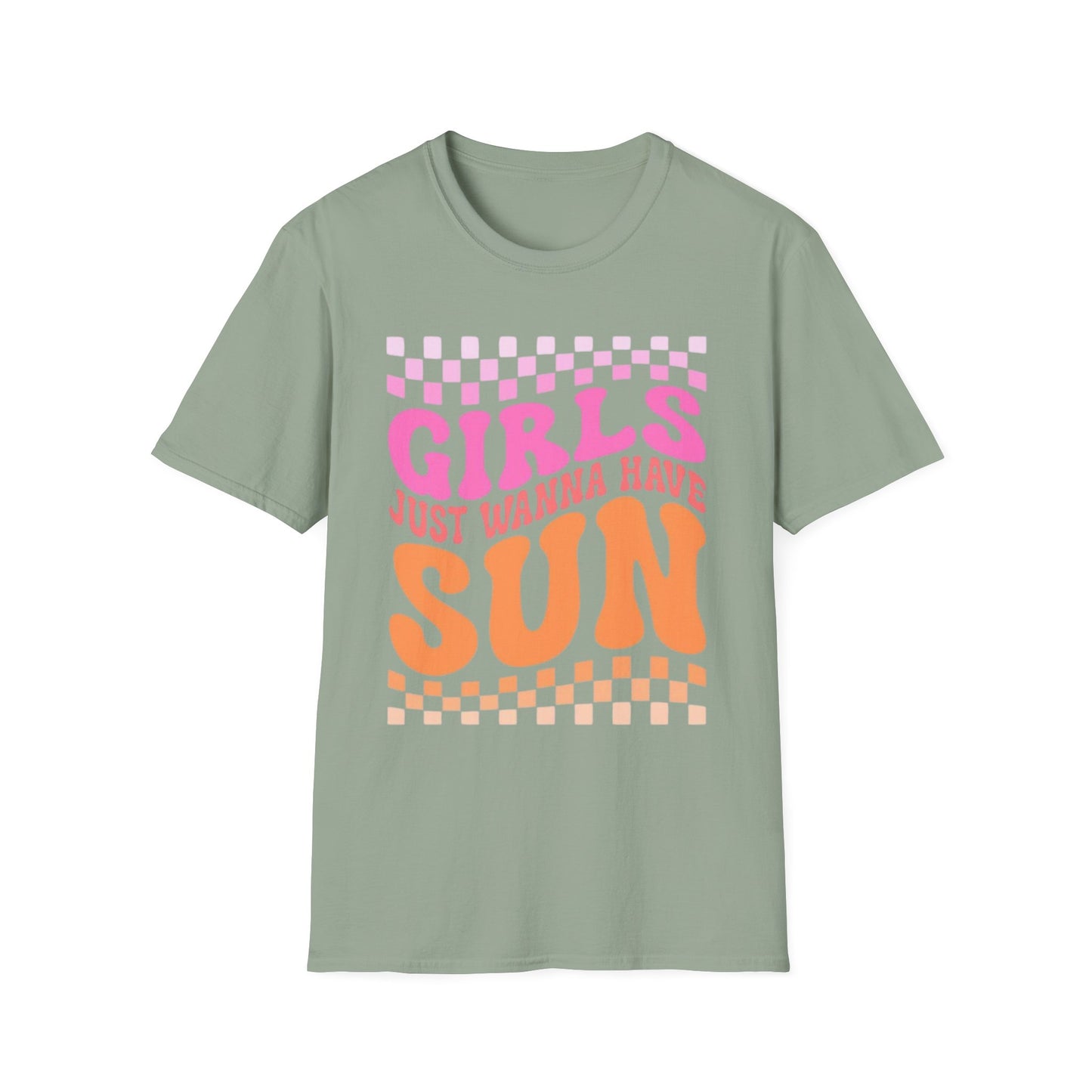 Girls Just Wanna Have Sun Unisex T-Shirt - Softstyle Summer Vibes Tee