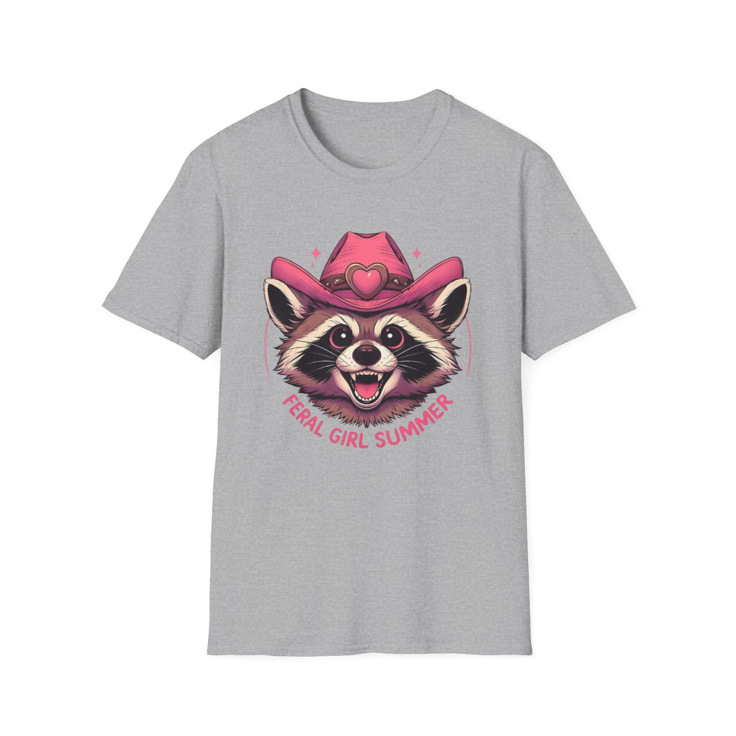 Summer- Feral Girl Summer T-Shirt Sport Grey Printify T-Shirt Rhythm & Drip Apparel