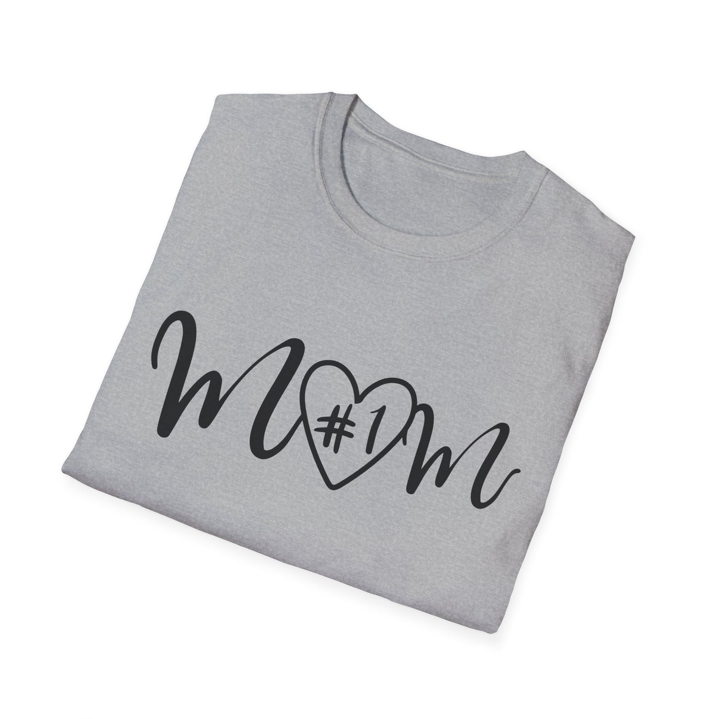 #1 Mom T-Shirt Printify T-Shirt Rhythm & Drip Apparel
