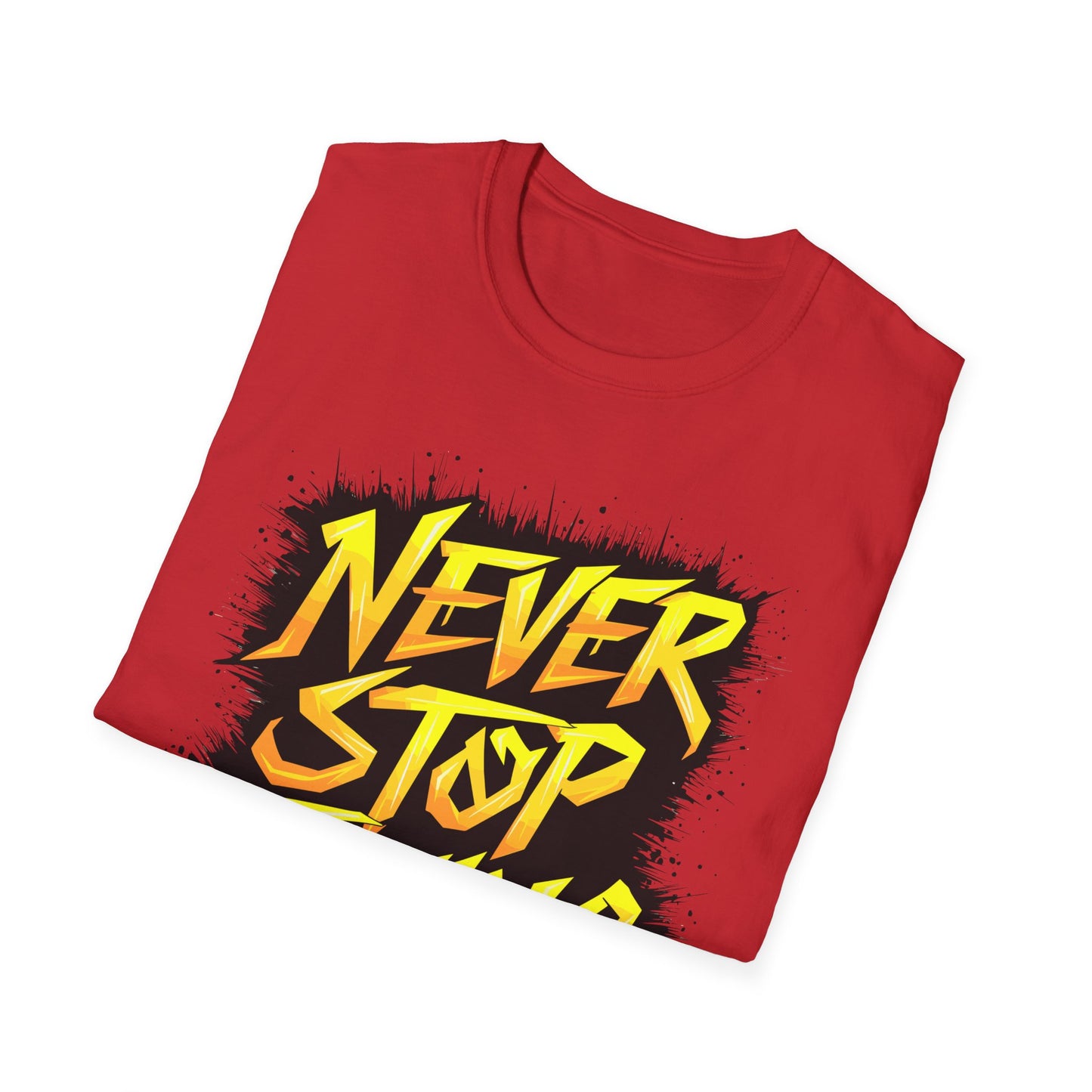 Never Stop Trying Inspirational Tee