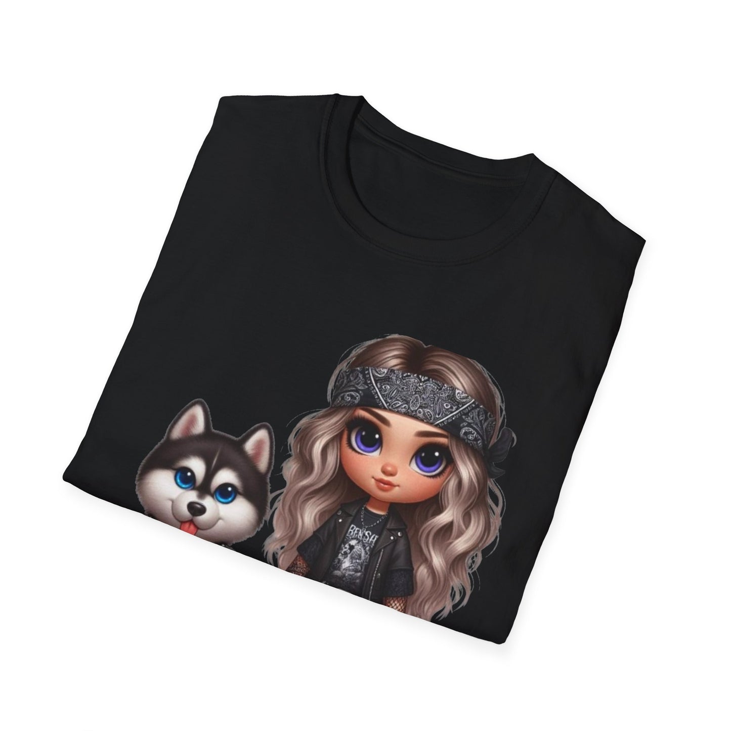 A Girl And Her Dog 3 T-Shirt Printify T-Shirt Rhythm & Drip Apparel