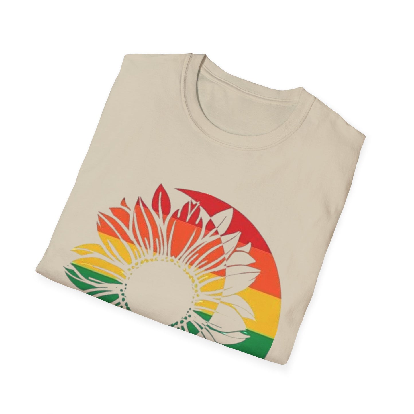 Vibrant Sunflower LGBTQ+ Unisex T-Shirt Printify T-Shirt Rhythm & Drip Apparel