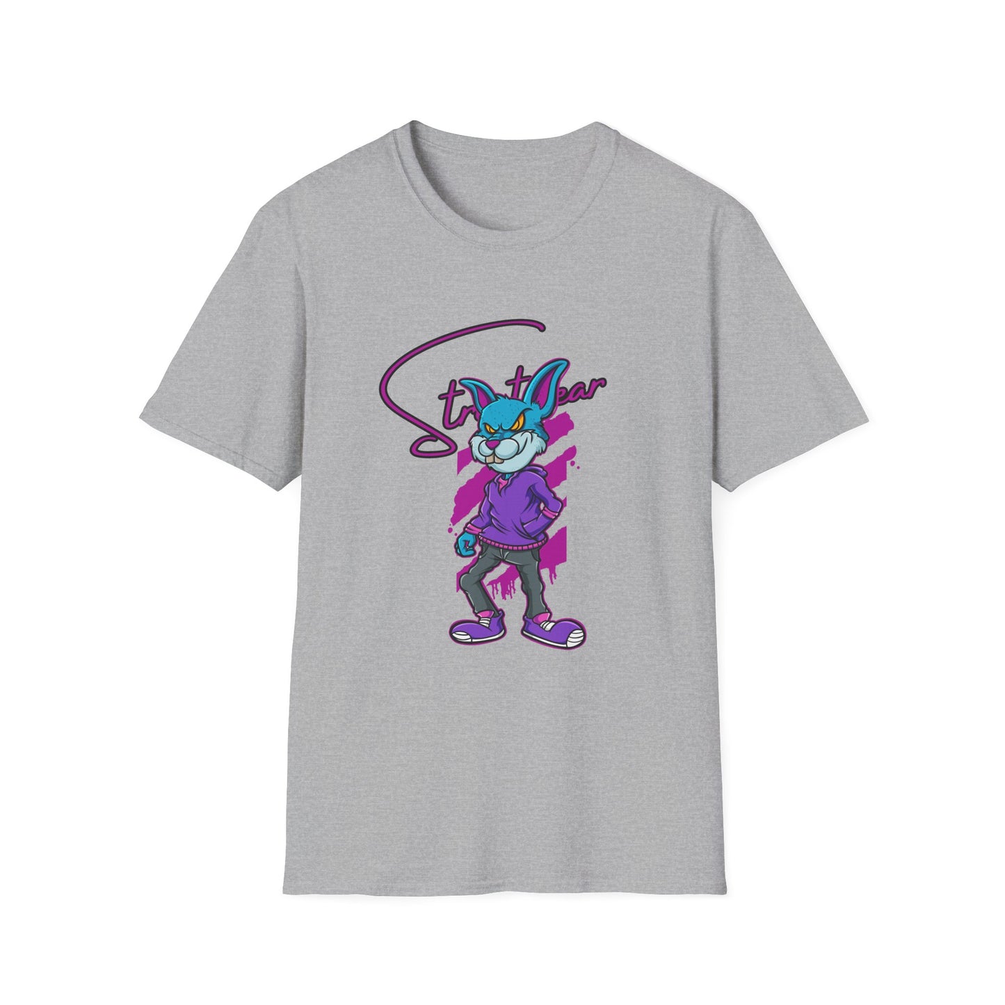Vibrant Streetwear Cartoon T-Shirt Sport Grey Printify T-Shirt Rhythm & Drip Apparel
