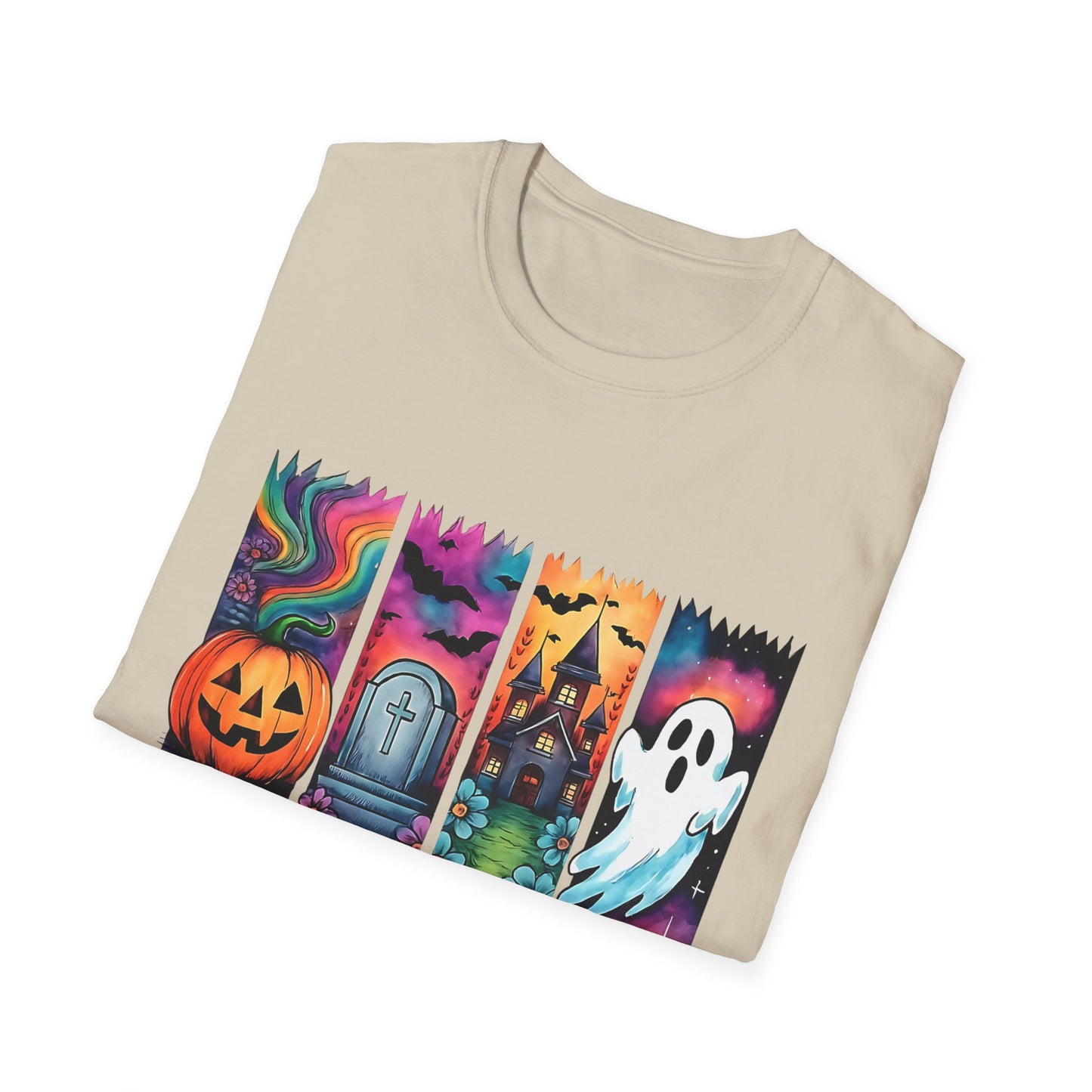 Spooky Season T-Shirt - Fun Halloween Tee for Celebrations, Fall Festivities, Costume Parties, Ghost Lovers, Pumpkin Fans Printify T-Shirt Rhythm & Drip Apparel