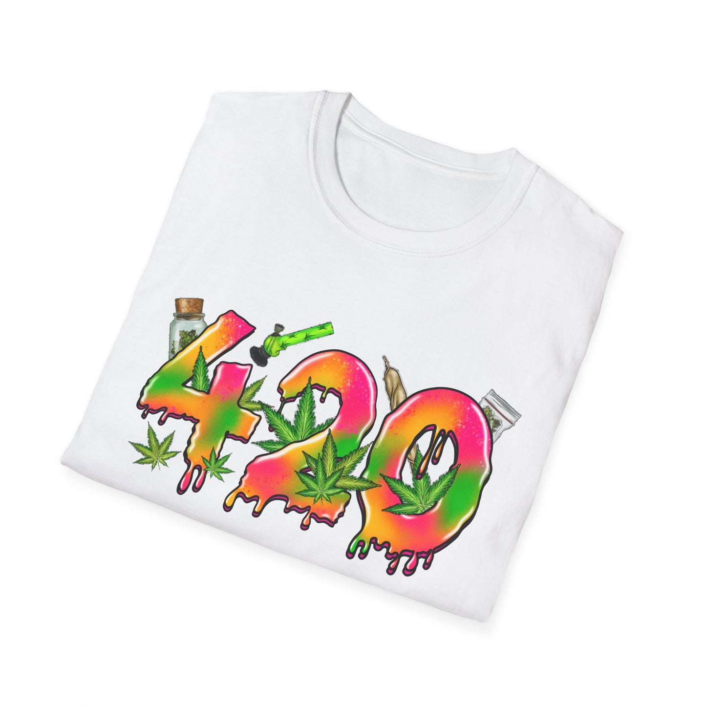 420 Graffiti T-Shirt Printify T-Shirt Rhythm & Drip Apparel