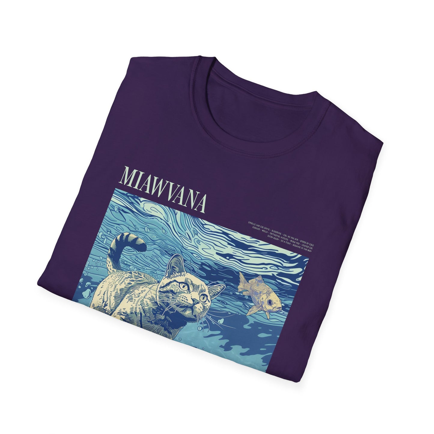 Music- Miawana Cat T-Shirt Printify T-Shirt Rhythm & Drip Apparel