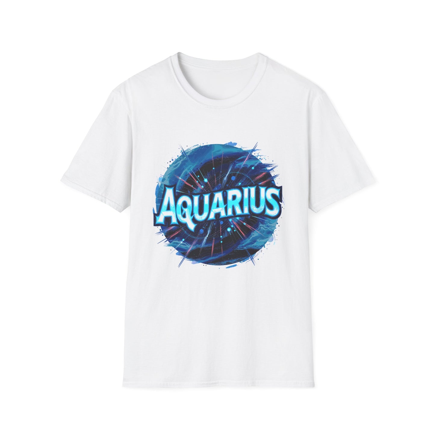 Aquarius T-Shirt White Printify T-Shirt Rhythm & Drip Apparel