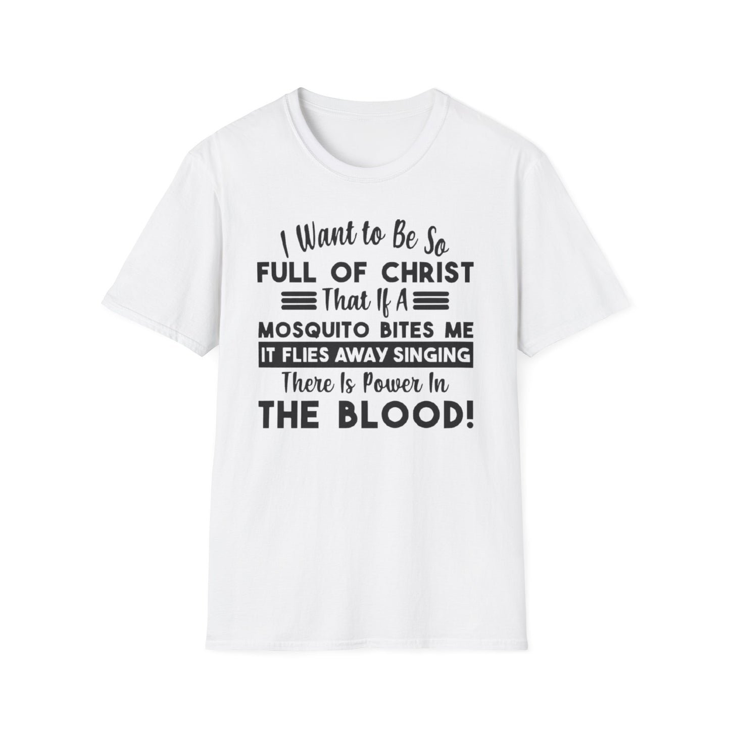 Want To Be Full Of Christ T-Shirt Printify T-Shirt Rhythm & Drip Apparel