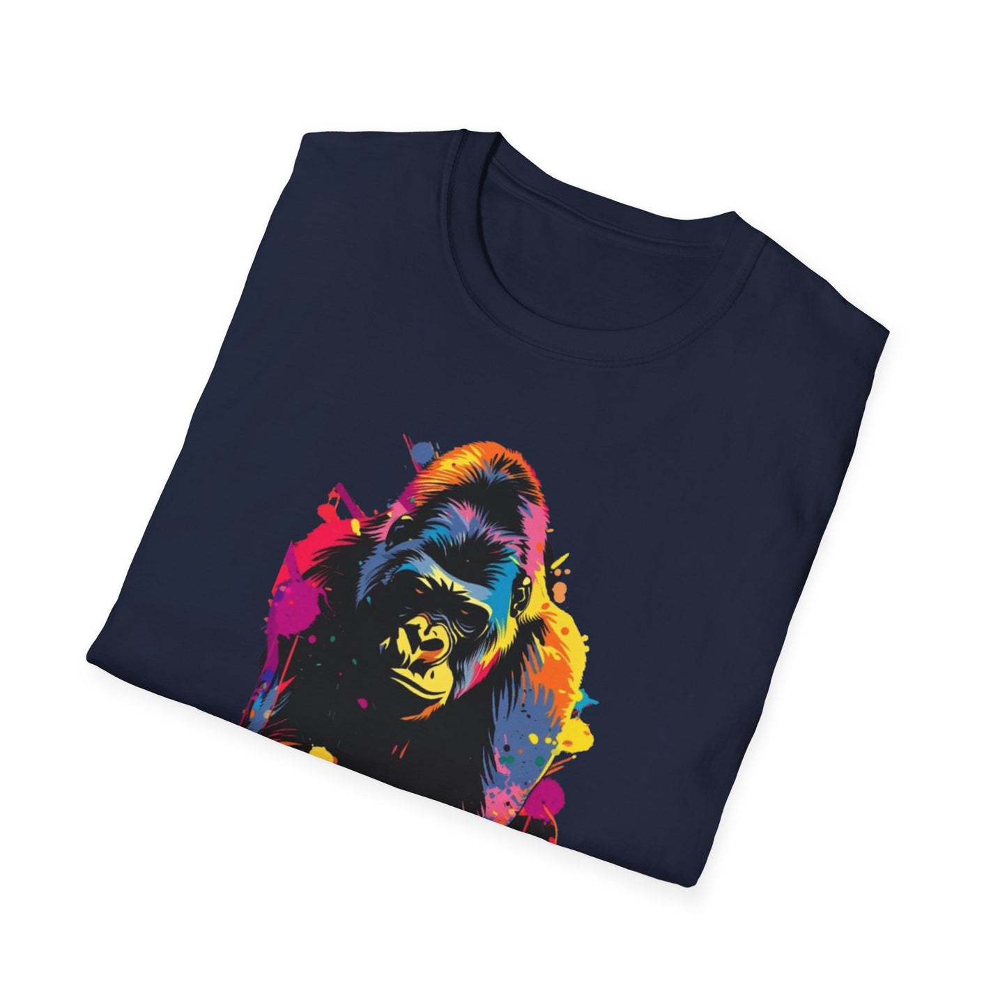 Vibrant Gorilla Art Tee Printify T-Shirt Rhythm & Drip Apparel