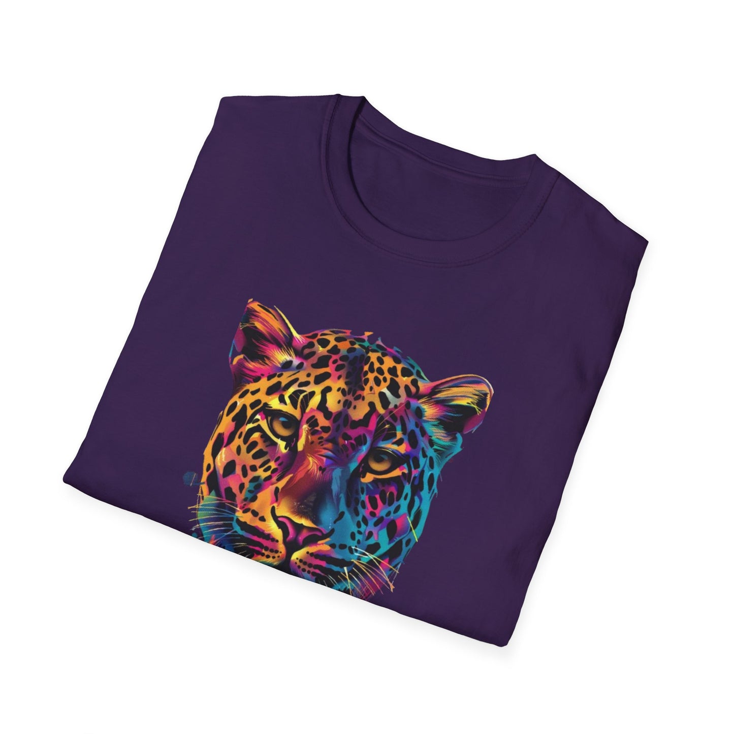 Colorful Leopard Graphic T-Shirt Printify T-Shirt Rhythm & Drip Apparel