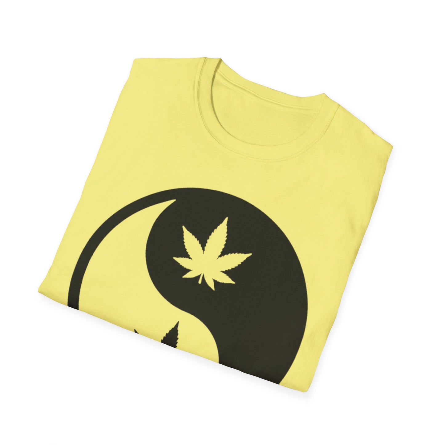 Ying Yang Weed T-Shirt Printify T-Shirt Rhythm & Drip Apparel