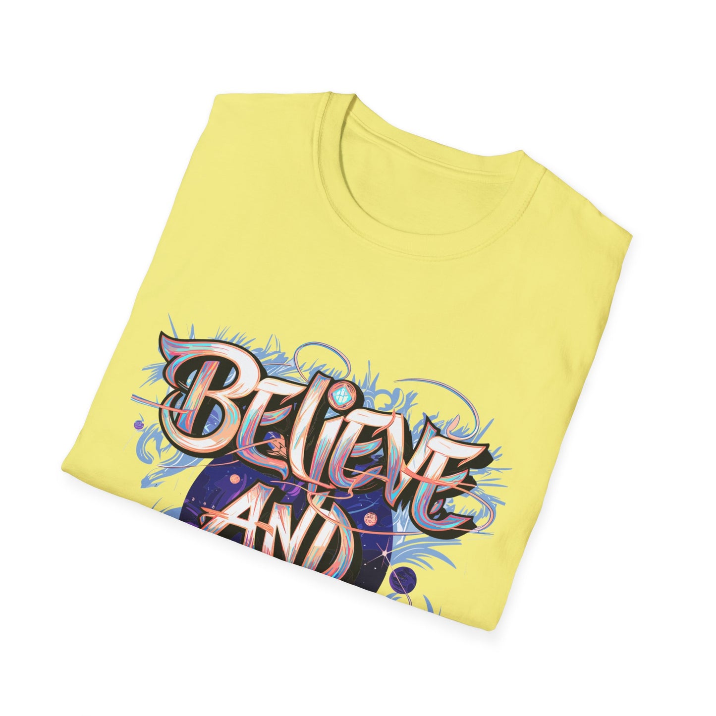 Believe and Achieve T-Shirt Printify T-Shirt Rhythm & Drip Apparel