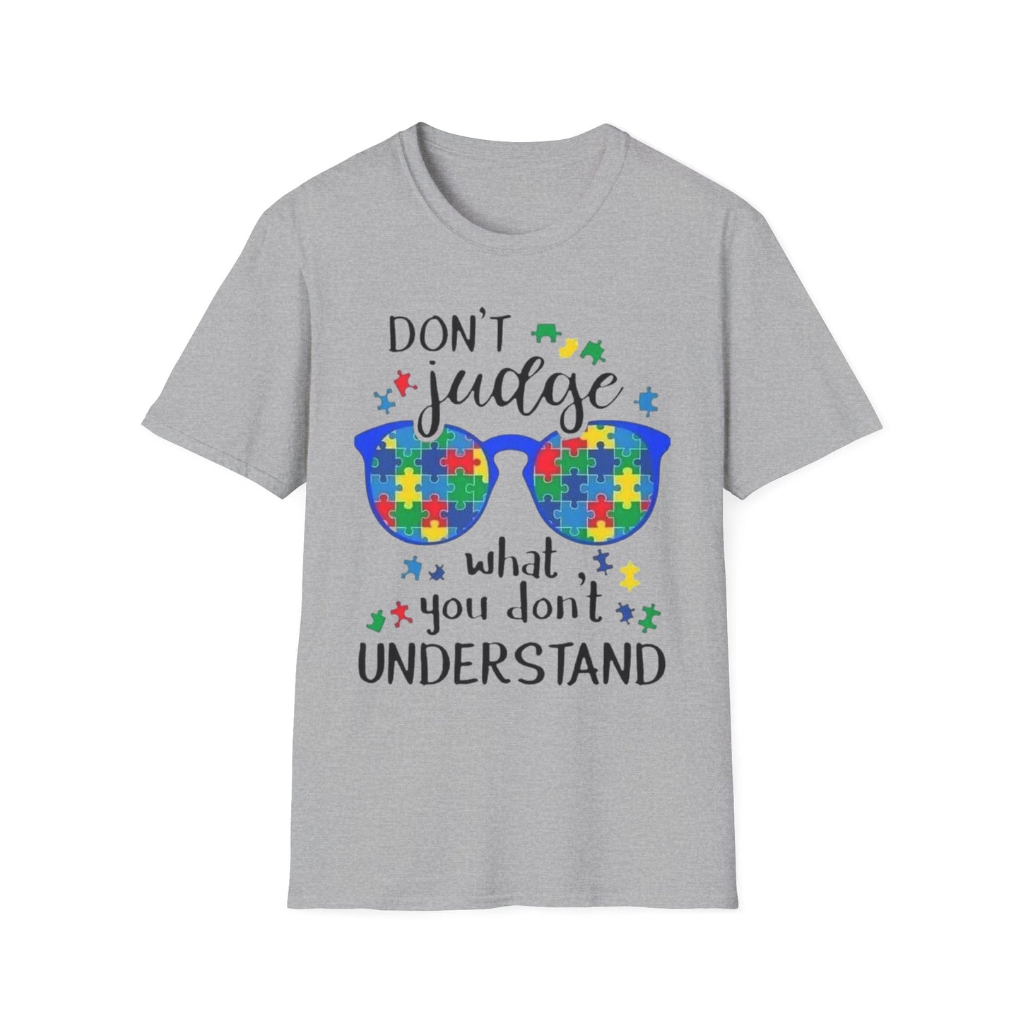 Autism Awareness T-Shirt Sport Grey Printify T-Shirt Rhythm & Drip Apparel