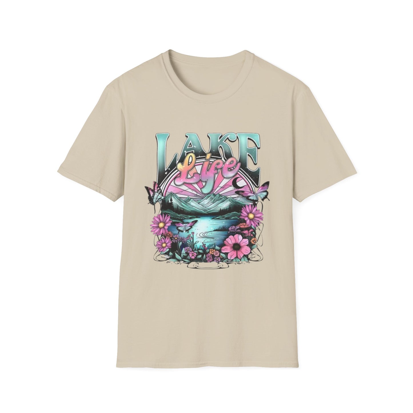 Summer- Lake Life T-Shirt Sand Printify T-Shirt Rhythm & Drip Apparel