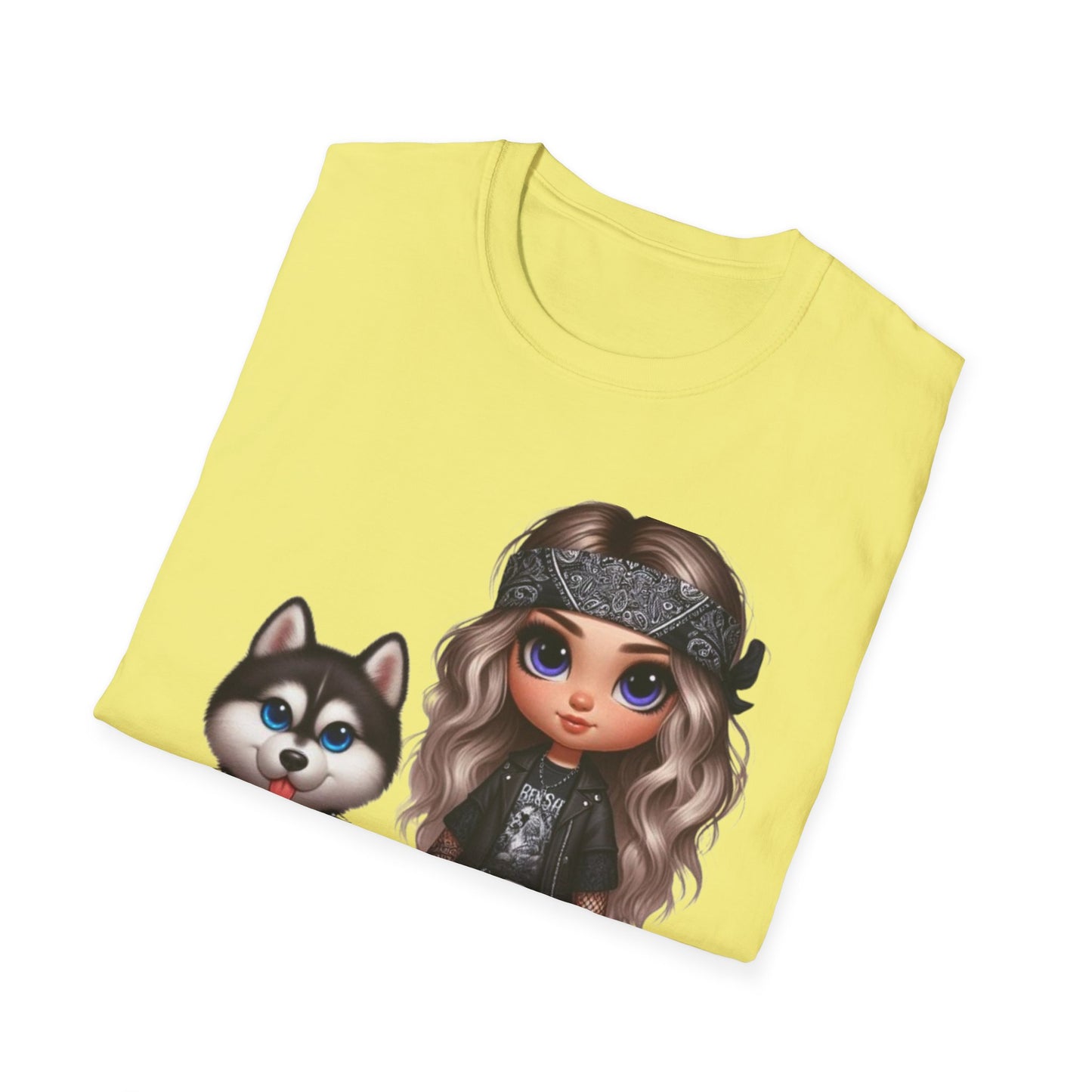 A Girl And Her Dog 3 T-Shirt Printify T-Shirt Rhythm & Drip Apparel