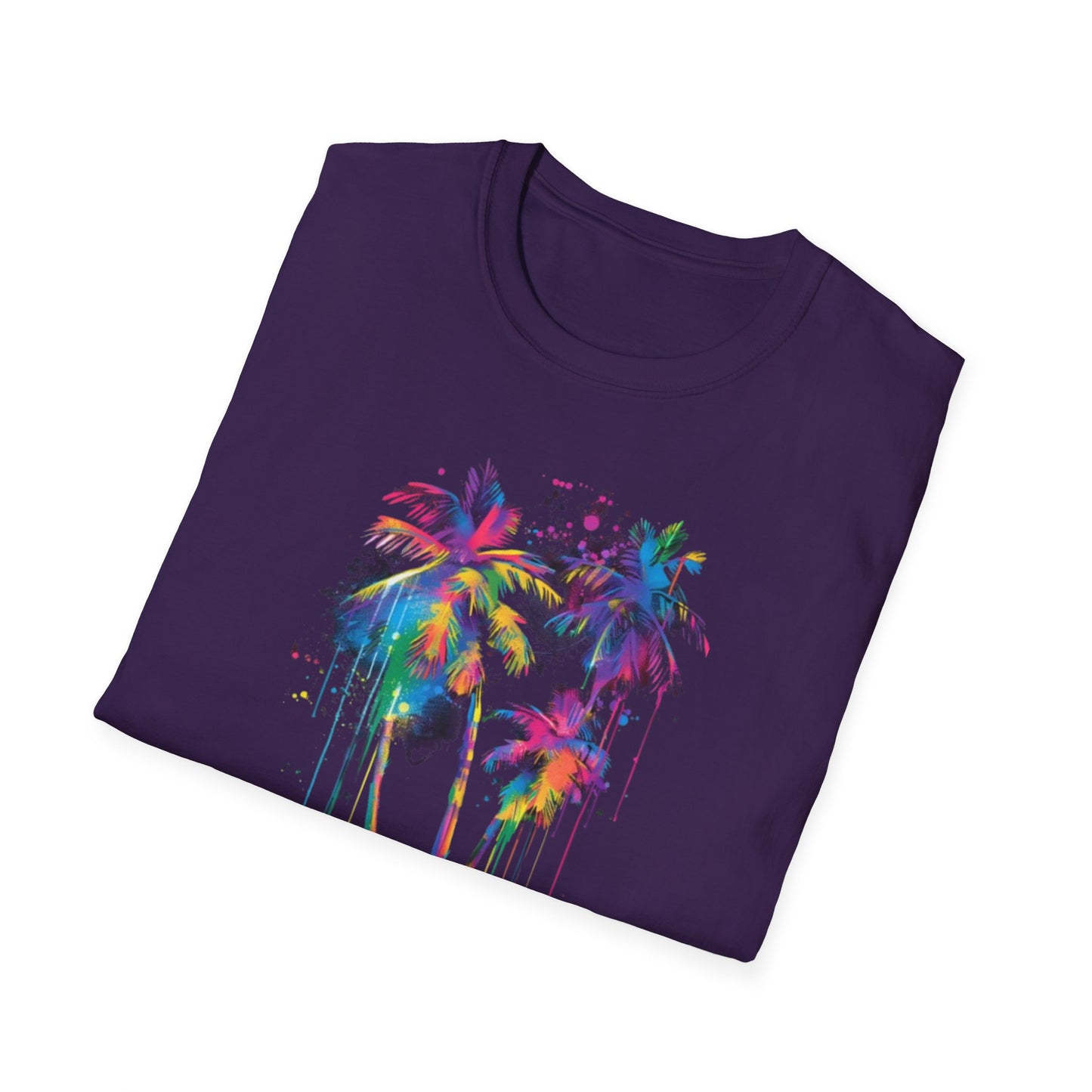Vibrant Palm Tree T-Shirt Printify T-Shirt Rhythm & Drip Apparel