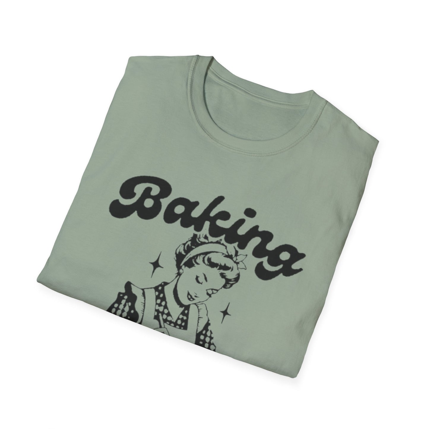 Funny Baking T-Shirt - 'Because Murder is Wrong' Unisex Softstyle Tee