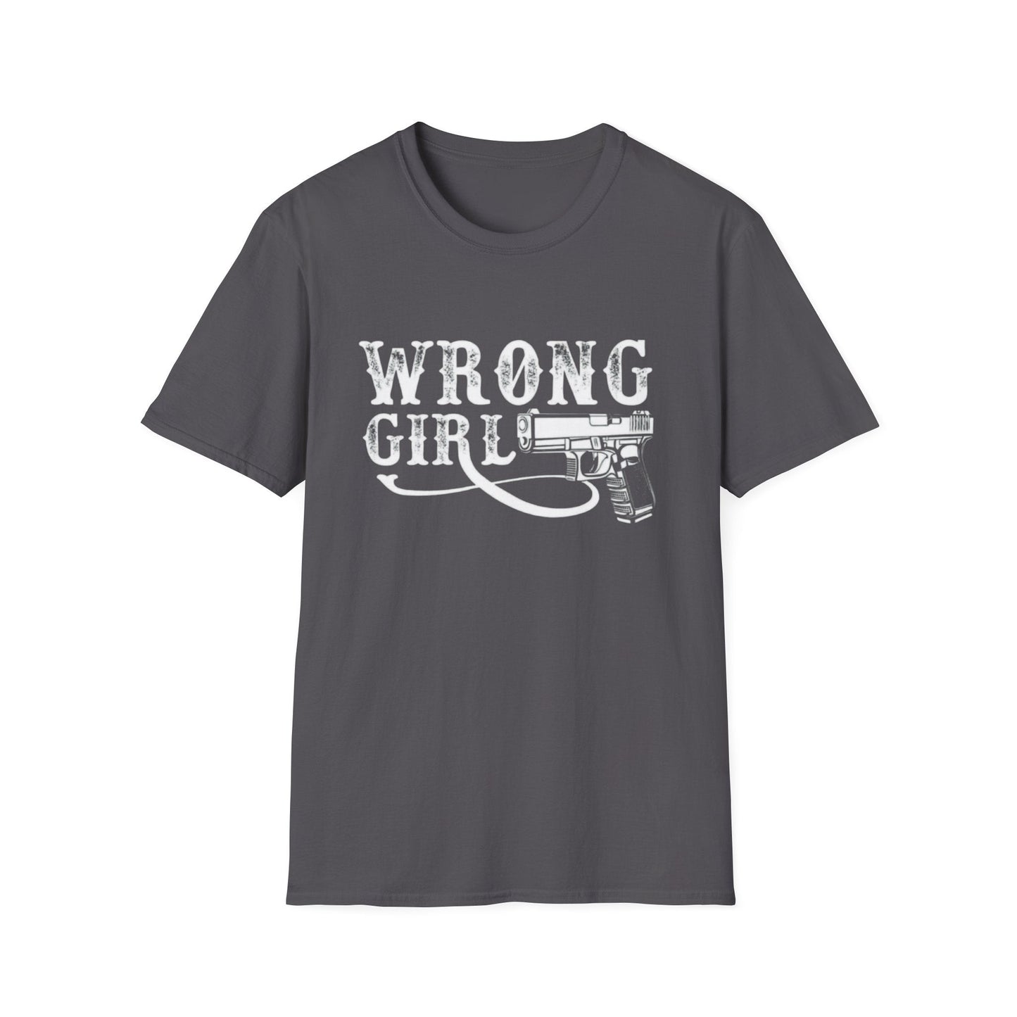 Wrong Girl Graphic T-Shirt Charcoal Printify T-Shirt Rhythm & Drip Apparel
