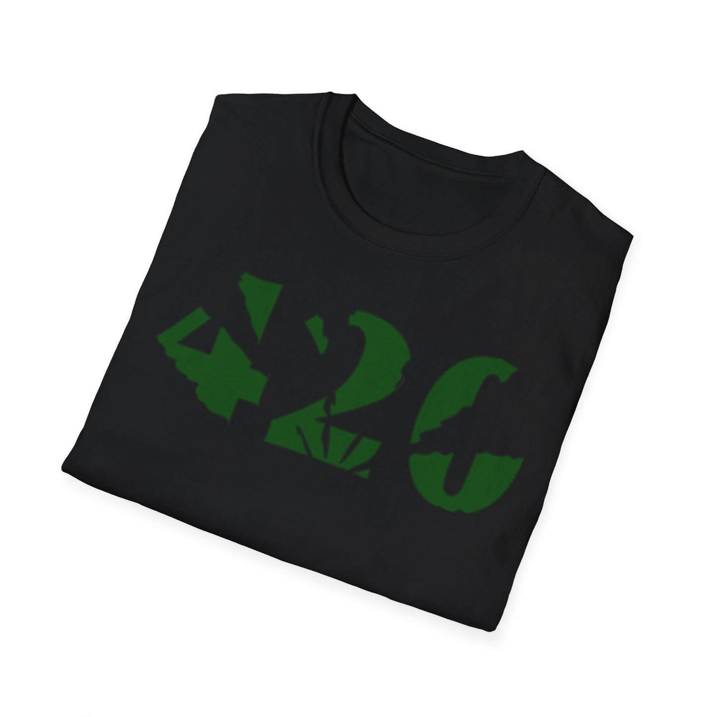 420 Green Leaf T-Shirt Printify T-Shirt Rhythm & Drip Apparel