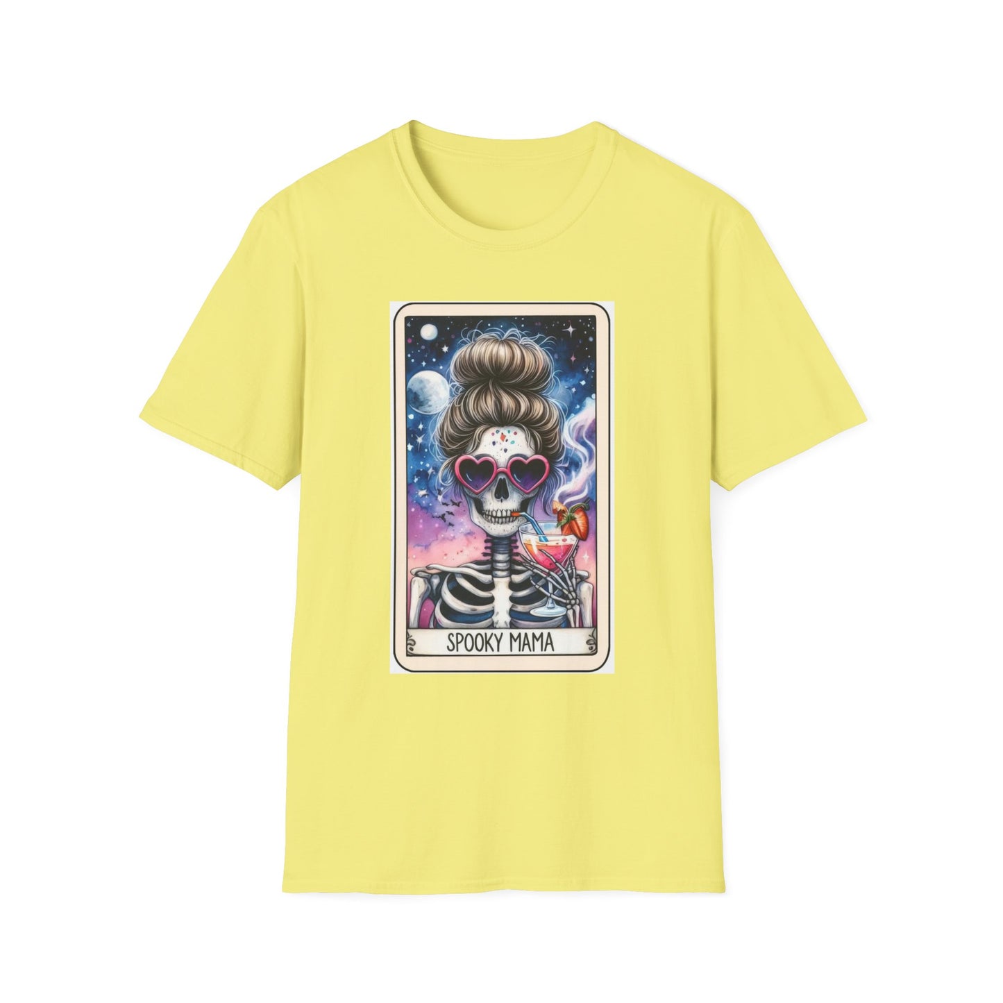 Spooky Mama- Tarot T-Shirt Cornsilk Printify T-Shirt Rhythm & Drip Apparel
