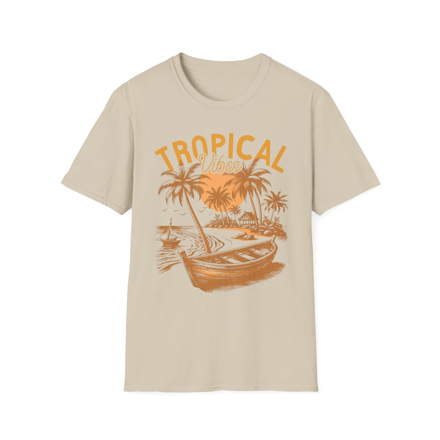 Summer- Tropical Vibes T-Shirt Sand Printify T-Shirt Rhythm & Drip Apparel