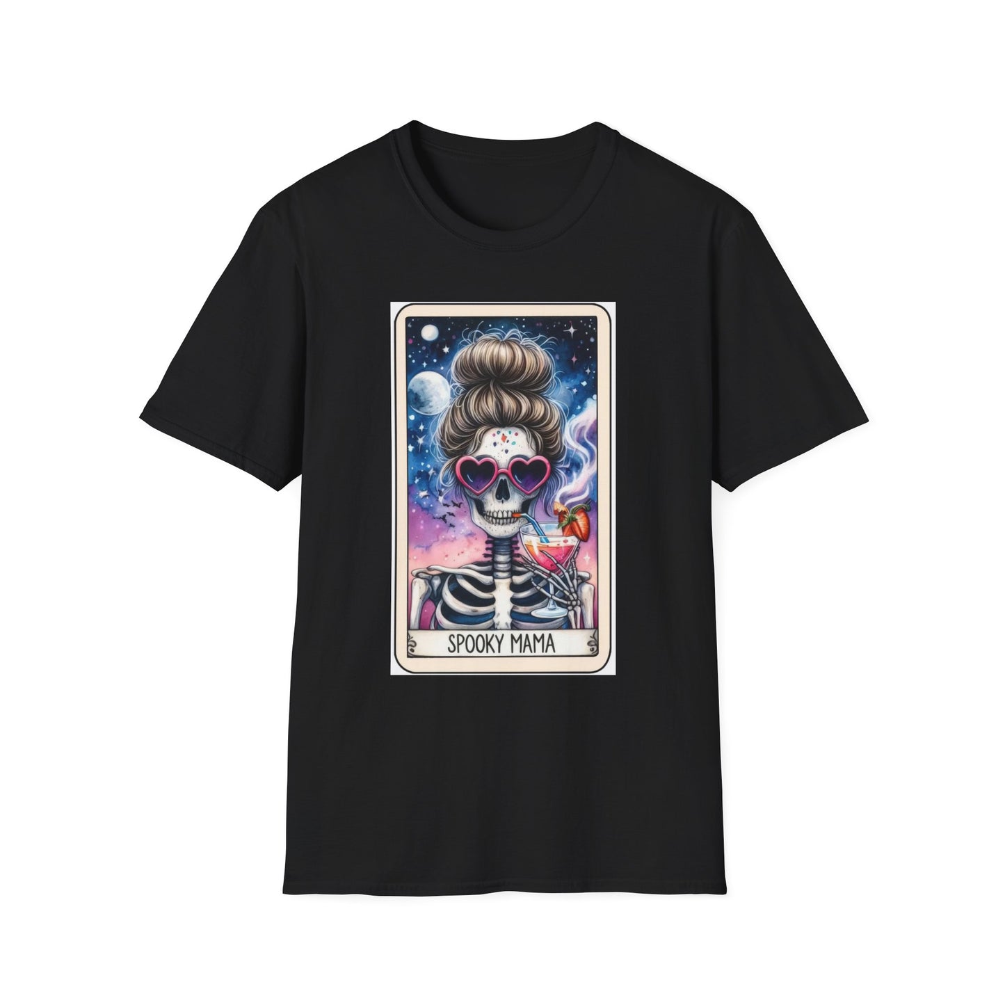 Spooky Mama- Tarot T-Shirt Black Printify T-Shirt Rhythm & Drip Apparel