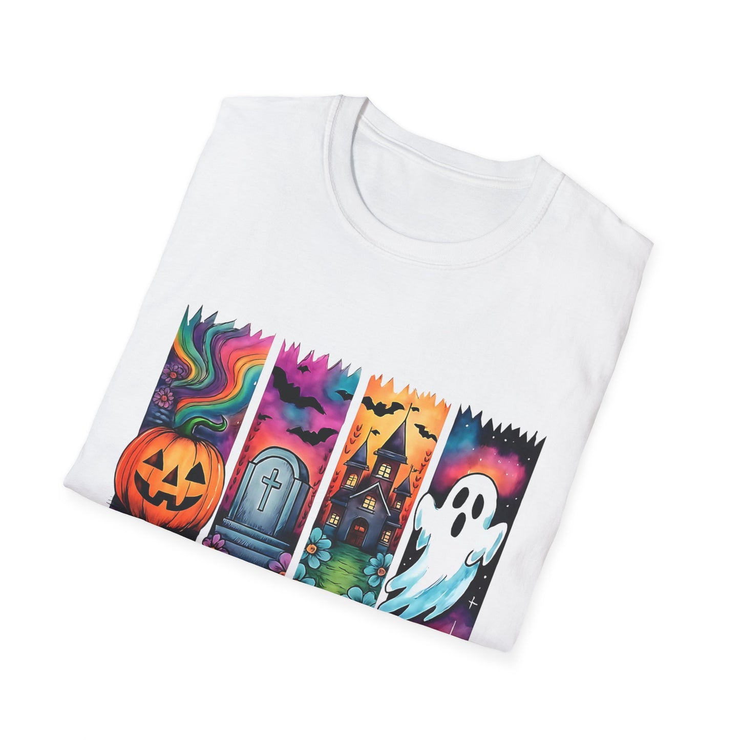 Spooky Season T-Shirt - Fun Halloween Tee for Celebrations, Fall Festivities, Costume Parties, Ghost Lovers, Pumpkin Fans Printify T-Shirt Rhythm & Drip Apparel