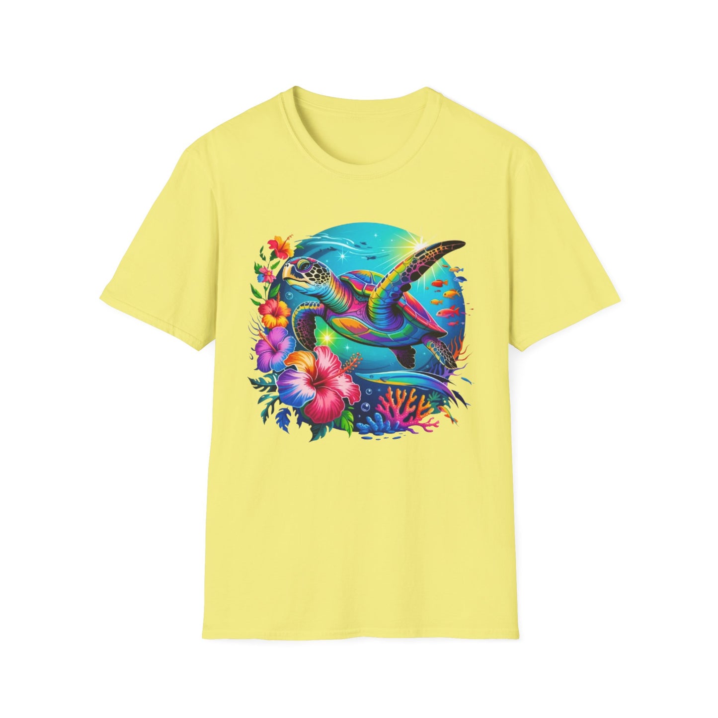 Summer- Marine Life T-Shirt Cornsilk Printify T-Shirt Rhythm & Drip Apparel