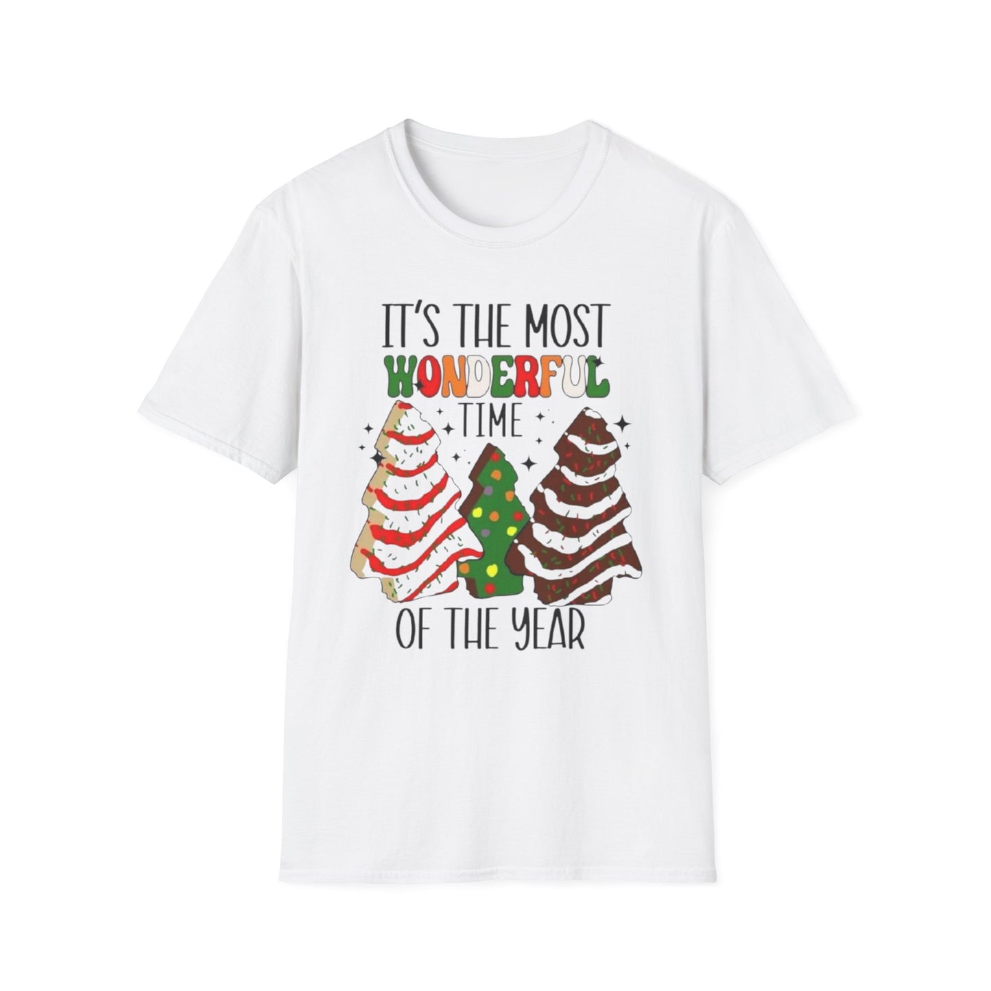 Winter- The Most Wonderful time Of The Year White Printify T-Shirt Rhythm & Drip Apparel
