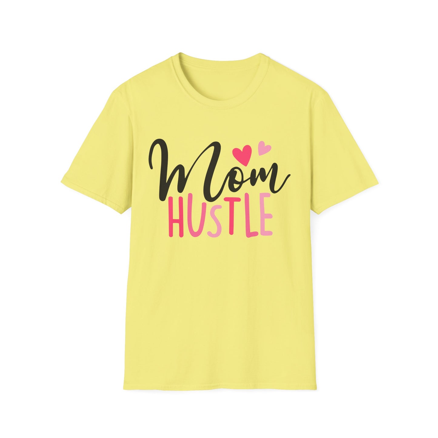 Mom Hustle Unisex Softstyle T-Shirt - Perfect Gift for Mompreneurs